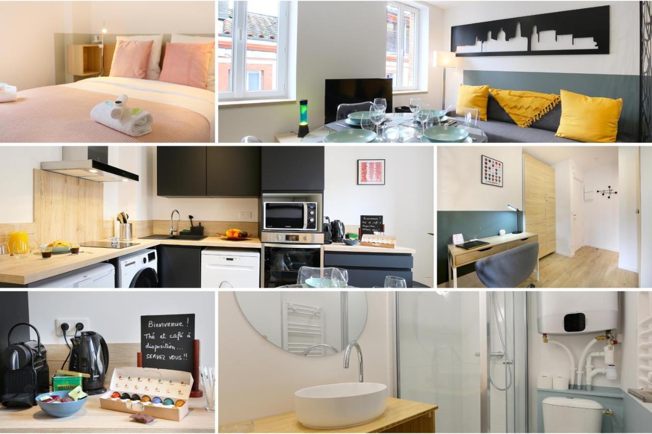 Expat Renting - Entre Piment & Violette - Saint Michel Appartement Toulouse Buitenkant foto